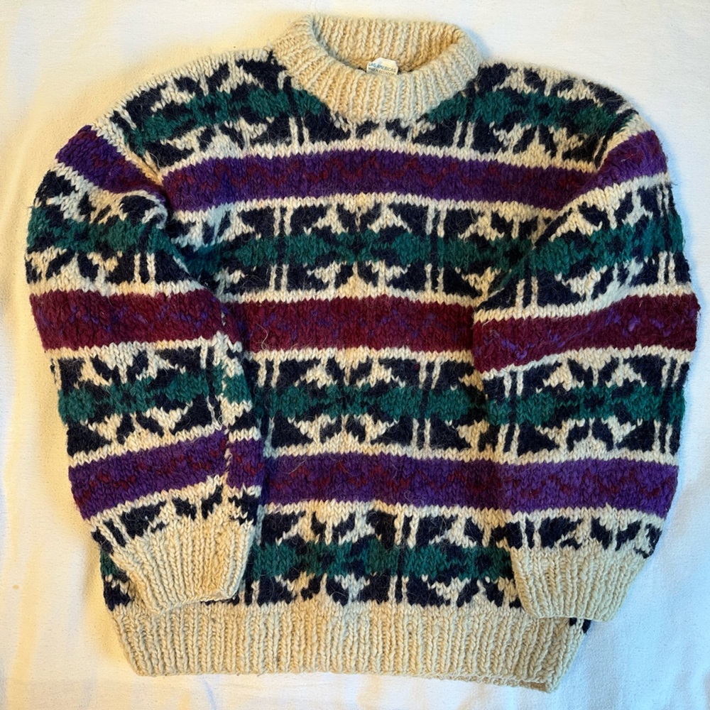 Unisex vintage Las Americas wool sweater